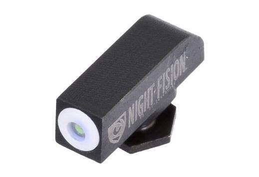 Sights Lasers Night Fision LLC Ready Series Perfect Dot Front Night Sight Only White/Green Tritium for Glock